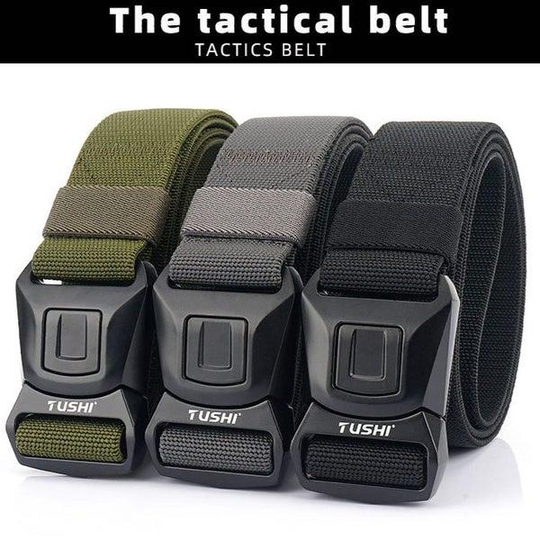 Tactical Belt Military Hiking Nylon Tool Belts Heavy-Duty Quick Release Buckle Carousel 2