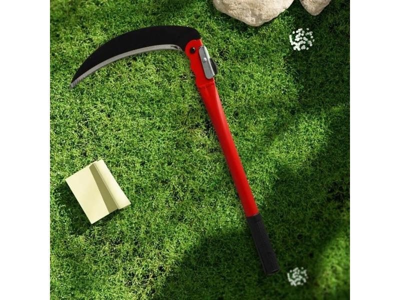Agricultural Long Handle Folding Sickle For Wheat Lawn Garden Carousel 1