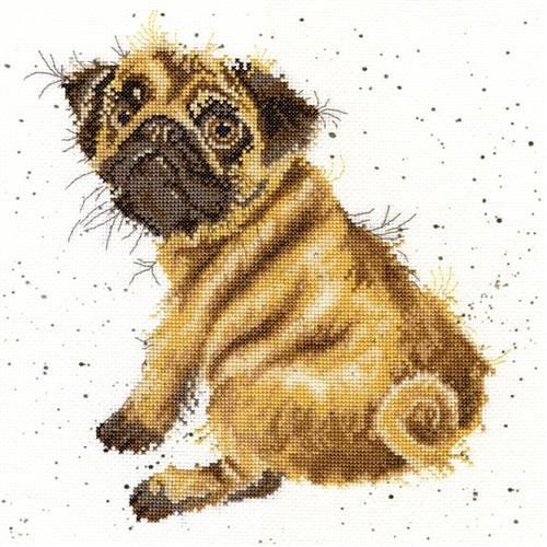 Bothy Threads Cross Stitch Kit - Pug Carousel 1