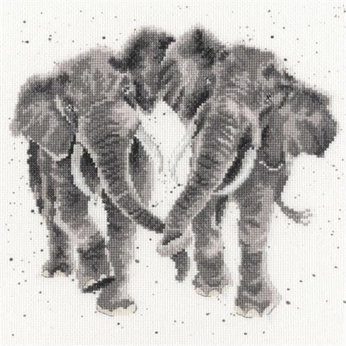 Bothy Threads Cross Stitch Kit - Age is Irrelephant Carousel 1