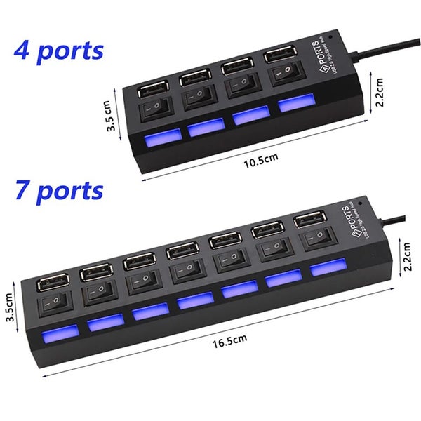 USB Hub 7 Port Carousel 7
