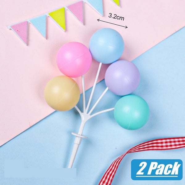 Cake Design Decorating Cake Topper Colourful Balloons *Local STOCK NOW* Carousel 2