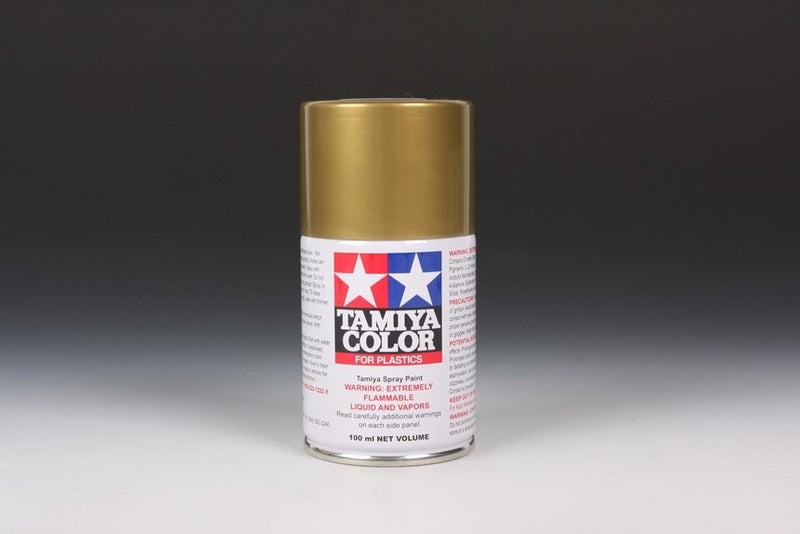 TAMIYA 85021 TS-21 Gold Spray Paint Carousel 1