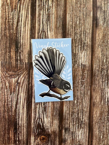 WATERPROOF VINYL DIE CUT STICKER ~ Fantail Carousel 2