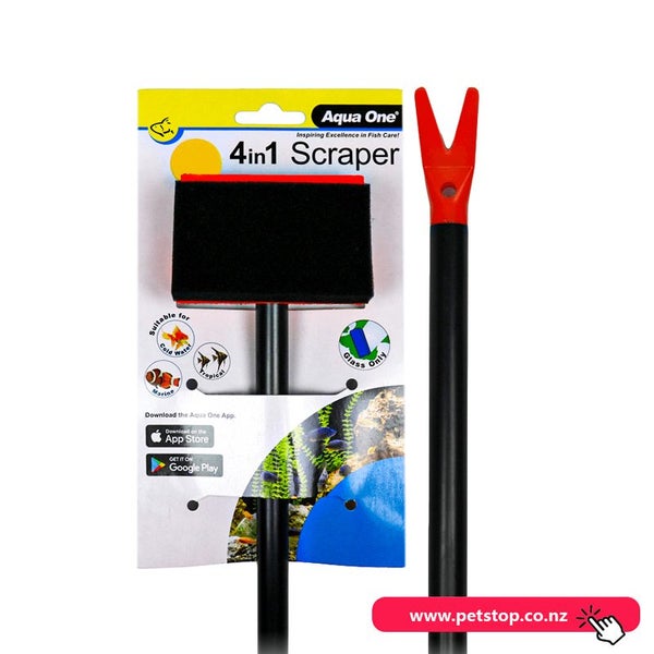 Aqua One 4 in 1 Scraper 18in/45cm Carousel 1