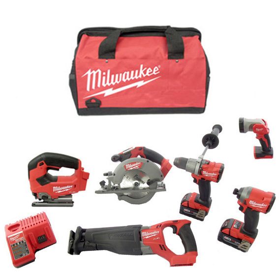 Milwaukee M18 Fuel 6 Piece Kit (Jigsaw) Carousel 1