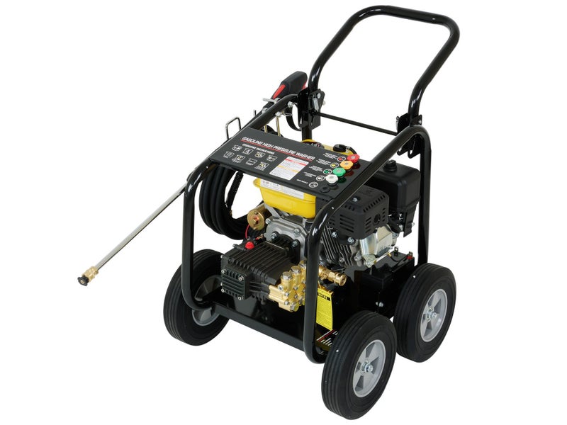 Petrol Water Blaster 8HP 3600psi 10LPM Pressure Washer - 10M Hose Electric Start Carousel 1