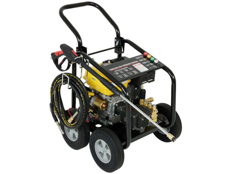 Petrol Water Blaster 8HP 3600psi 10LPM Pressure Washer - 10M Hose Electric Start Carousel 2