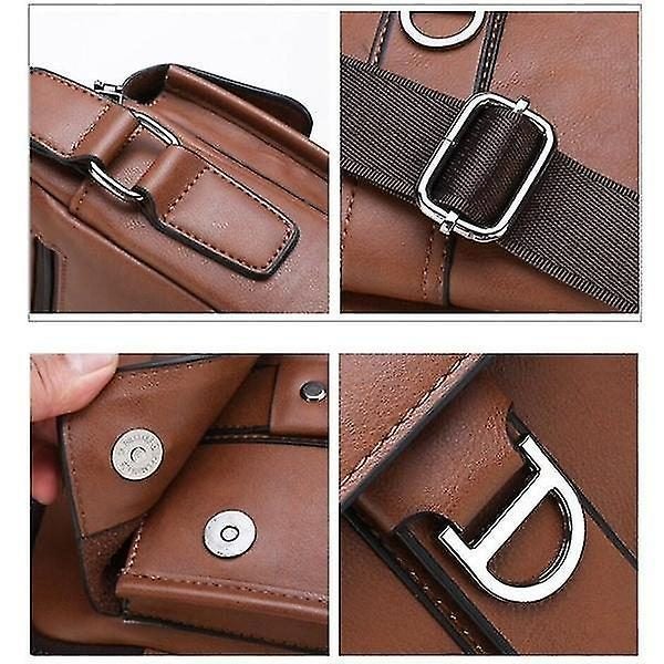 Male Shoulder Messenger Bag Crossbody Bags black Carousel 5