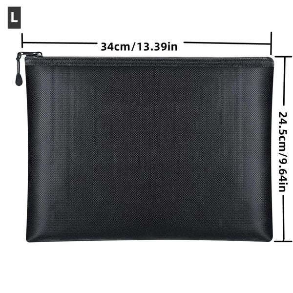 DESAFIONA 2000oF Fireproof Document money Bag Waterproof Fireproof safe Cash ... Carousel 10