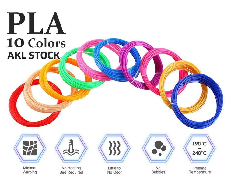 Pla Filament Pen / 3D Pen printer Printing PLA Filament (1.75mm 5M x10 Colors) Carousel 1