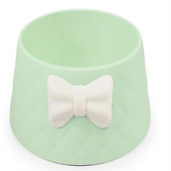 Bow rhombus cat bowl Green Carousel 4