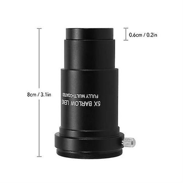 5X Barlow Eyepiece 1.25INCH Astronomical Telescope Eyepiece Carousel 2
