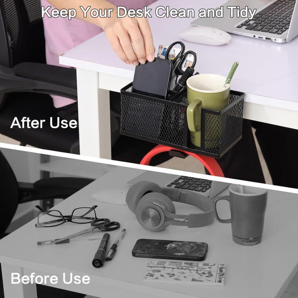 3-in-1 Clip-On Desk Organizer New Carousel 2