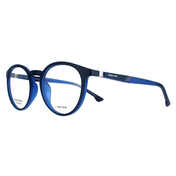 Police Glasses Frames Waka 4 VPL878 0JEB Blue Men Carousel 2