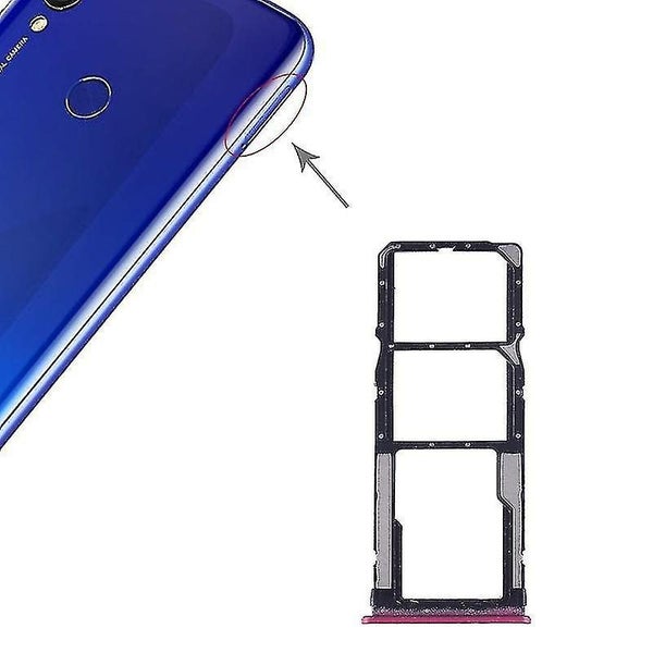 SIM Card Tray + SIM Card Tray + Micro SD Card for Xiaomi Redmi 7 Red Carousel 1