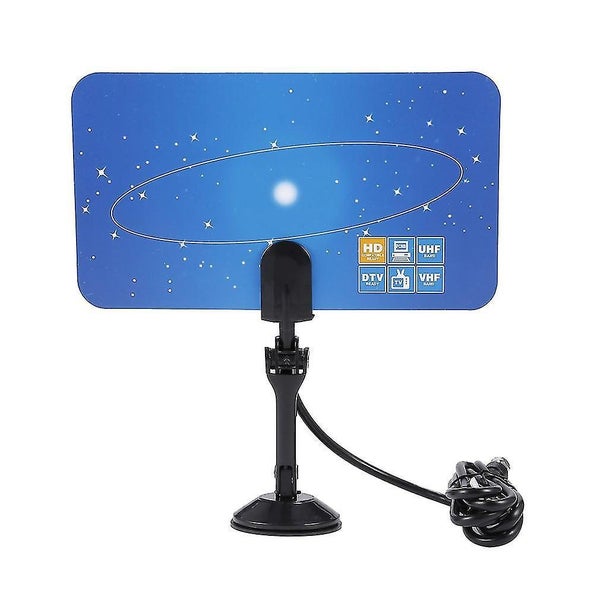 Digital Indoor Hd Tv Hdtv Dtv Vhf Uhf Pc Nb Flat High Gain Antenna 1080p Carousel 5