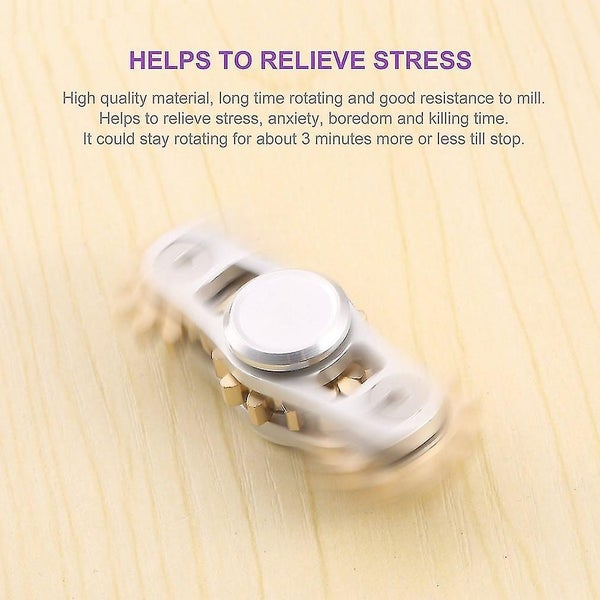 Three Gears Hand Spinner Toys Fingertip Top Anti Stress Toys Gift Kids Adults Carousel 2