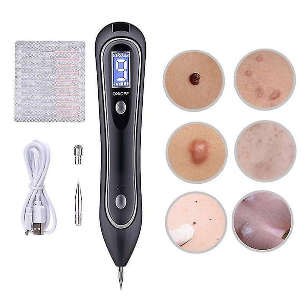 Mole Removal Pen Skin Tag Remover Wart Pen 9 Level LCD Plasma Pen Dark Spot Use Carousel 2