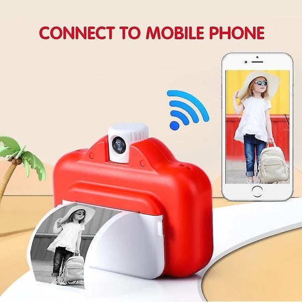 Kids Instant Print Camera with Thermal Photo Paper Carousel 5