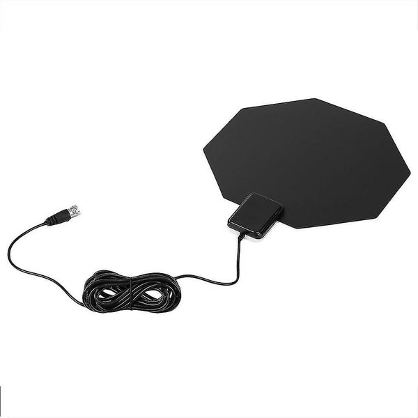 Long Range Amplified Uhf Digital Analog Home Flat Indoor Tv Hdtv Aerial Carousel 1