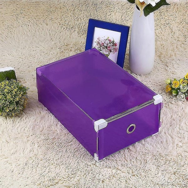 Creative Half Transparent Drawer Style Shoe Box For Both Men And Women Carousel 1