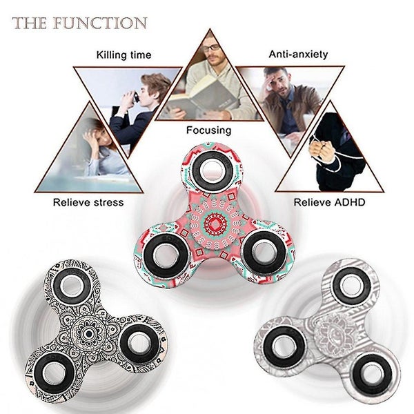 Triangle Hand Spinner Anti-stress Comfortable Hand Feeling Finger Helix Toy Carousel 2