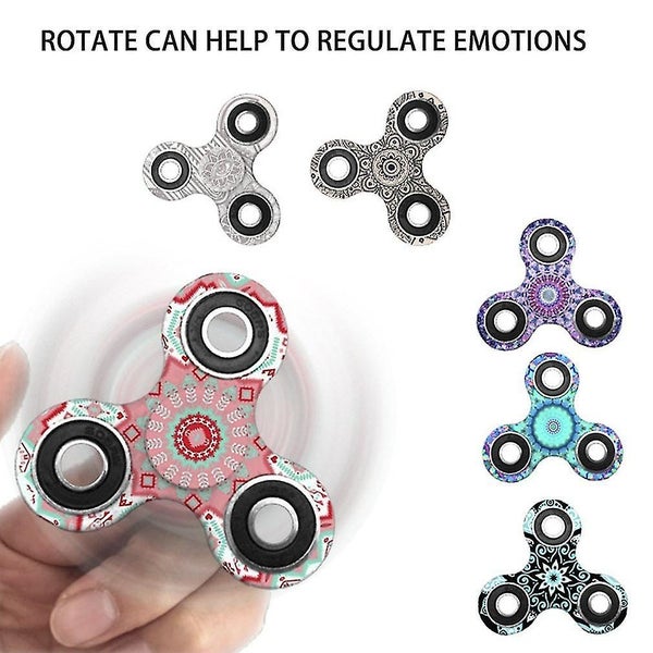 Triangle Hand Spinner Anti-stress Comfortable Hand Feeling Finger Helix Toy Carousel 5