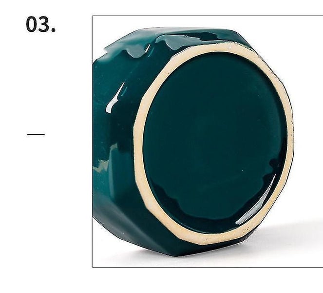 Ceramics Moden Windproof Ashtray With Lid For Tabletop Decor Smokeless Carousel 5