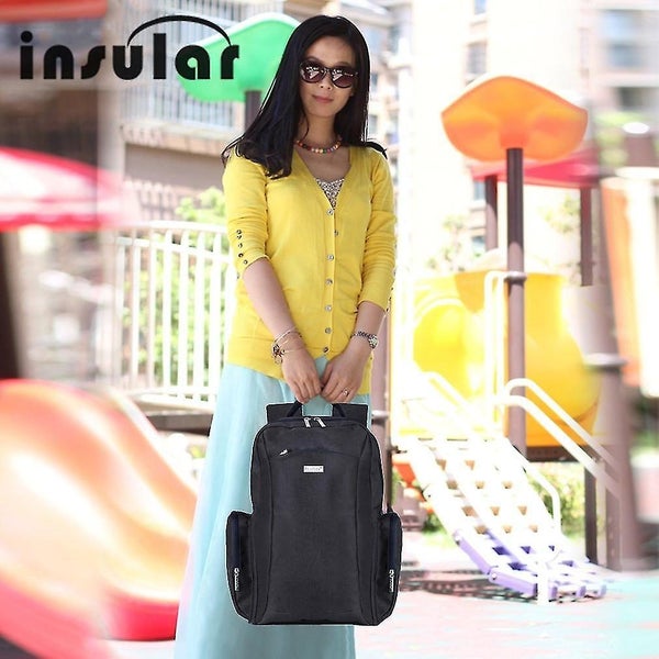 Insular Multifunctional Shoulder Bag Mummy Bag Nylon Baby Diaper Bag Nappy Bag Carousel 5