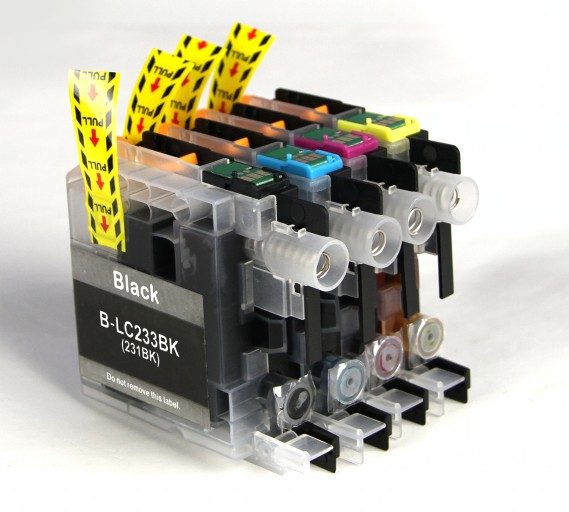 Brother Comp. Ink Cartridges LC233 Set for MFC-J4620DW J480DW etc Carousel 2