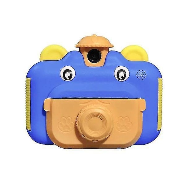 Kids Camera Print Camera 1080P HD Video Camera Blue Carousel 1