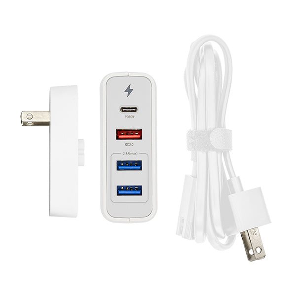 Cameron Sino 3 Usb Port White Pd Charger Carousel 1