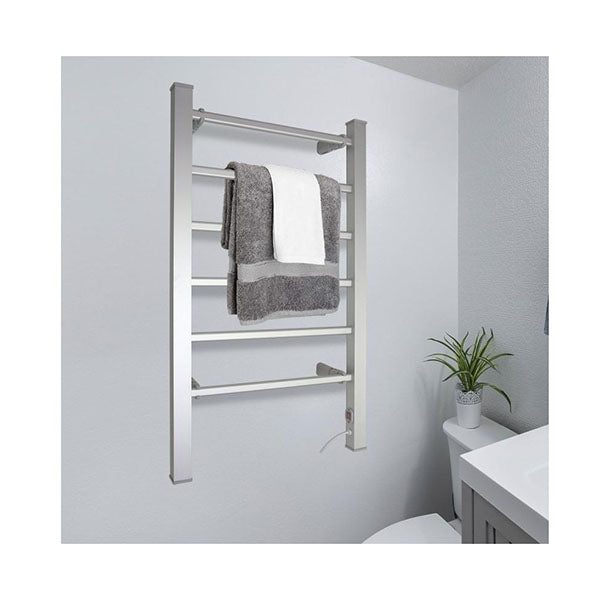 Heated Towel Rack 100W Silver Carousel 3