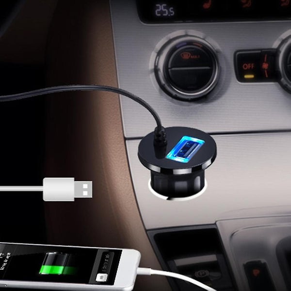 Bluetooth Car Kit Stereo Music Receiver Mp3 Player Hands-free 3.5mm Aux Input Carousel 1