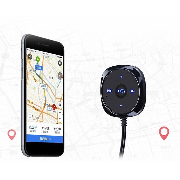 Bluetooth Car Kit Stereo Music Receiver Mp3 Player Hands-free 3.5mm Aux Input Carousel 5