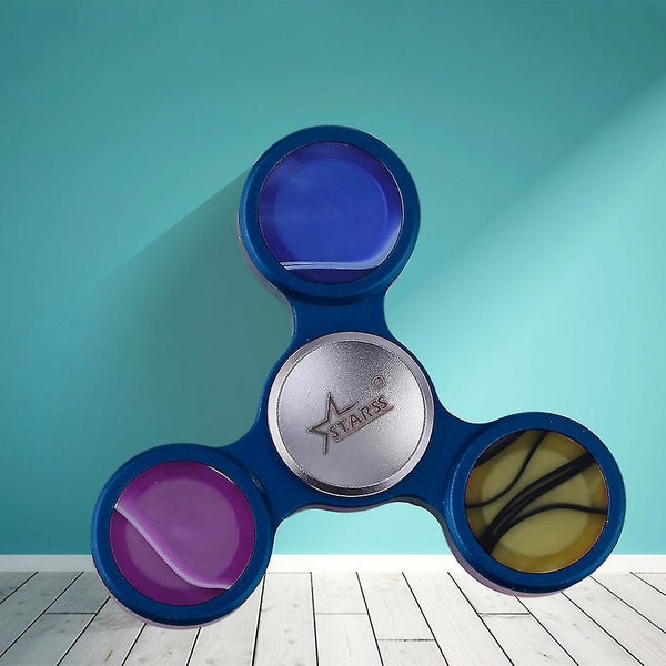 Tri-spinner Finger Toy Hand Spinner Anxiety Stress Relief Fingertip Toy Kids Carousel 1