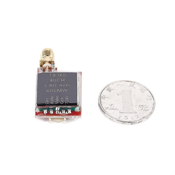 Tx360 5.8g 600mw 40ch Wireless Av Transmitter 5v For Fpv Aerial Photography Carousel 1