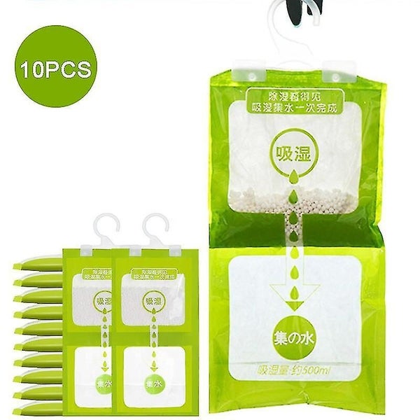 5/10 Pcs Moisture Household Wardrobe Absorbent Bag Family Use Hanging Drying Ag Carousel 1