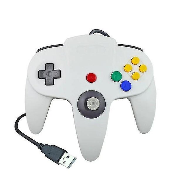 USB Wired N64 Controller Gamepad Joystick Joypad Game Pad for Classic 64 Console Carousel 2