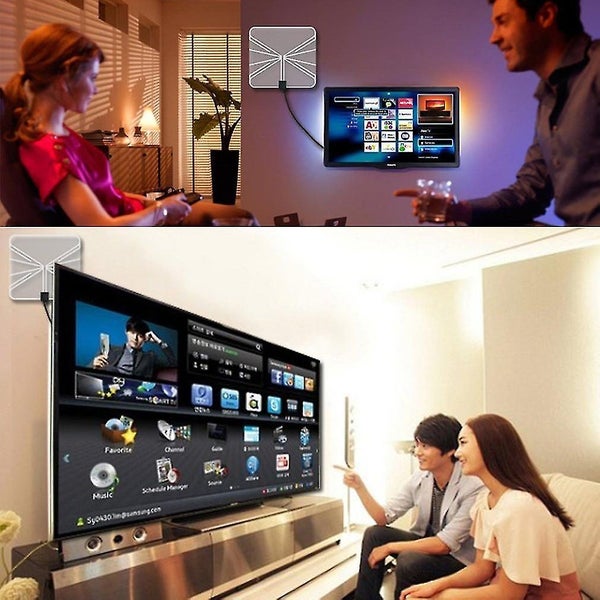 Hdtv Amplified Indoor Digital Tv Aerial Hdtv 50 Miles Reception Range Carousel 2