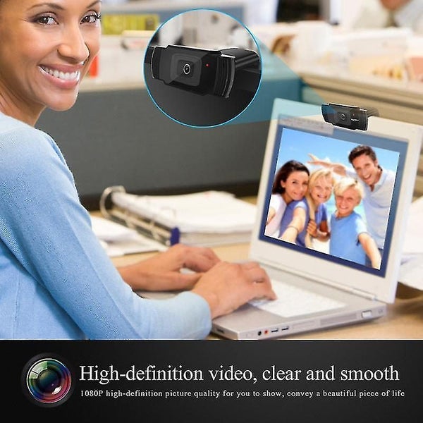 Webcam 720p Rotatable HD Webcam PC Digital USB 2.0 PC Recording Microphone Webc Carousel 5