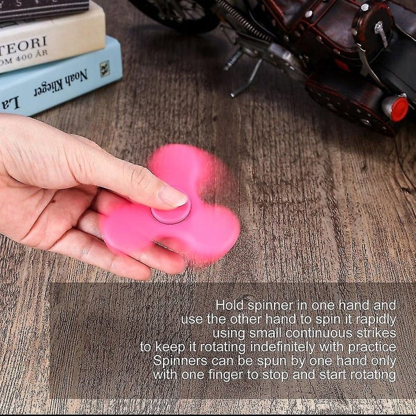 Durable Stress Relief Flashing Sound Fingertip Toy Tri-spinner Hand Spinner Carousel 5
