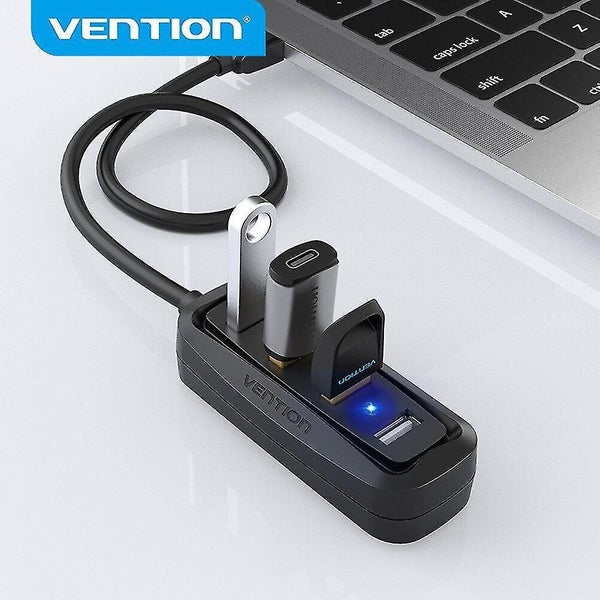 USB HUB USB 2.0 4 Ports Portable OTG HUB 480Mbps USB Splitter with Micro USB Pow Carousel 2