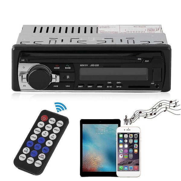 Jsd-520 Car Radio Music Player Bluetooth Phone Mp3 Remote Control 12v Car Carousel 2