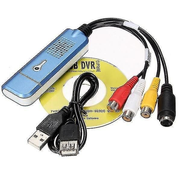 USB 2.0 Converter Audio Video Grabber Capture Adapter for Computer NTSC PAL Carousel 1