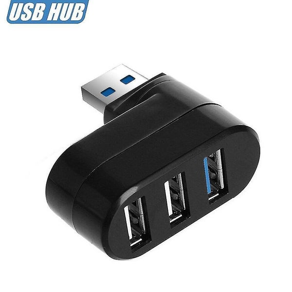 3 Ports USB HUB 2.0 + 3.0 USB Splitter High Speed Rotatable Adapter Mini Hub USB Carousel 2