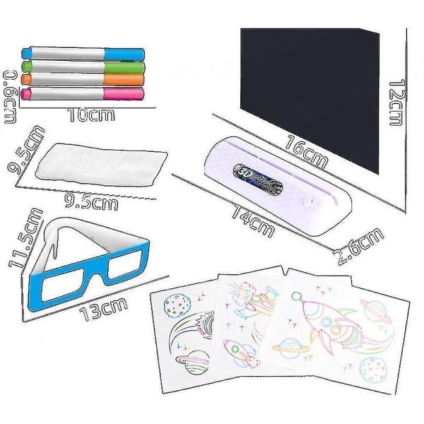 Light Up Tracing Pad,kids Magic Pad Light Up Drawing Board Style4 Carousel 3