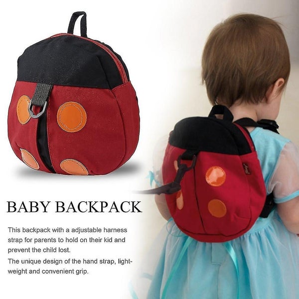 Toddler Backpack Anti-lost Kids Baby Children Bag Backpack Ladybird Shape Carousel 1
