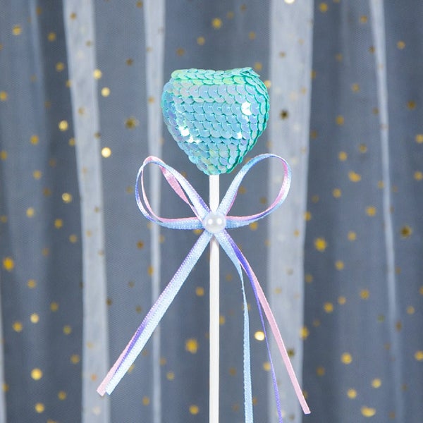 Cake Topper Cake Decorating Cupcake Topper Sequin Heart *Local Buy* Carousel 1